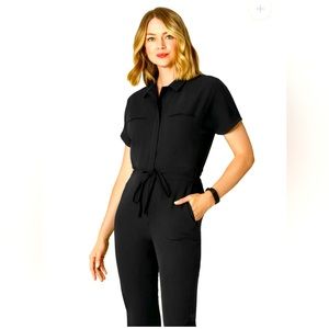 Mandala Scrubs one piece Women's Jumpsuit Black